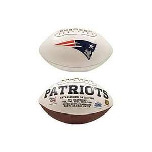  New England Patriots Embroidered Signature Series Football 