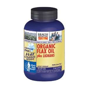  Health From The Sun Organic Flax 1000 Mg W/Lignans Health 