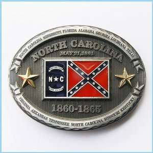    North Confederate Rebel Flag Belt Buckle FG 023: Everything Else