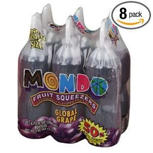 Mondo Fruit Squeezers, Global Grape, 6 Count (Pack of 8)  