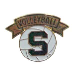 Michigan State Spartans Msu Volleyball Pin:  Sports 