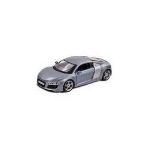  Audi R8 1/24 Silver Blue Toys & Games