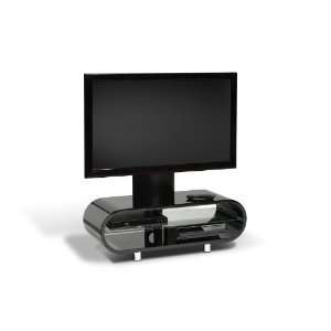  Ovid OV95TVB TV Stand in Black with Screen Support 