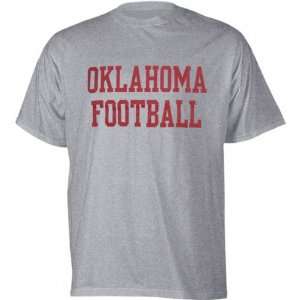    Oklahoma Sooners Grey Classic Football T Shirt: Sports & Outdoors