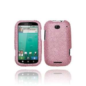  Motorola MB520 Bravo Full Diamond Case   Pink (Free 