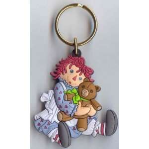  Raggedy Ann with Teddy Bear Key Chain: Toys & Games