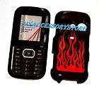 For LG LX265 Rumor 2 II Flame Fire Red Snap On Hard Pho