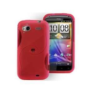 HTC Sensation 4G S Style TPU Rubber Gel Case   Pink