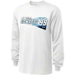  Carl Edwards #99 Deuce Long Sleeve T Shirt: Sports 