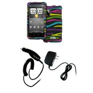  EMPIRE Sprint HTC EVO Design 4G Black with Multi Color 