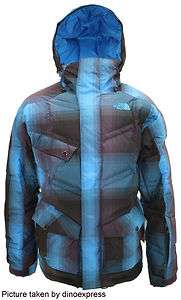 NEW North Face Mens GITTER DOWN jacket parka BLUE nwt sz M  