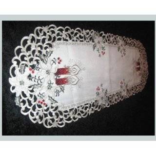 Red Candle Table Runner, 14*28, or Clicking 5 New for Other Sizes
