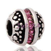 birthday gift Birthstone EUDORA European bead fit charm bracelet S333 