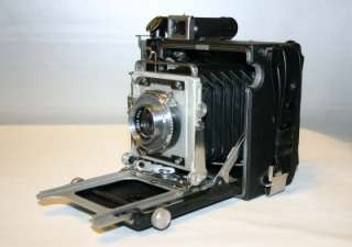 Graflex Speed Graphic 2x3 Medium Format Camera Kodak Ektar Lens Flash 