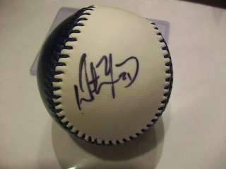 Dmitri Young Vermont Lake Monsters Autographed Baseball  