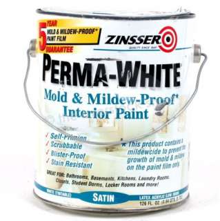 Zinsser Perma White Mold & Mildew Proof Interior Paint  