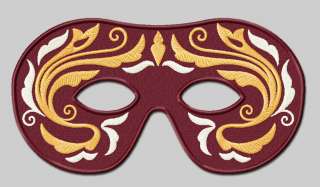 12 Carnival Masks Machine Embroidery Designs set  
