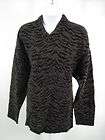 VIRIDI ANNE Gray Mohair Knit Sweater HOODIE 3 NWT  