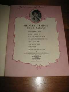 Sing With Shirley Temple   Shirley Temple Song Album Piano Music Song 