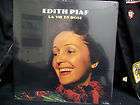 EDITH PIAF   ULTA RARE   AUTOGRAPHS   1955 FRENCH RECORD + RECORD 