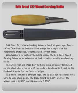 Mora of Sweden Frosts 122 Laminated Steel Wood Carving Knife  