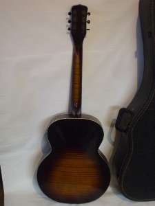 Vintage Harmony 1944 Archtone Archtop Acoustic Guitar & Case  