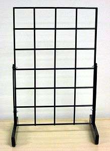    Pair of Freestanding Counter / Table Top Grid Rack Display 12x18