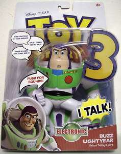 BUZZ LIGHTYEAR Disney Toy Story 3 Deluxe Talking Figure  