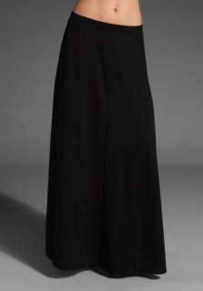 LANSTON French Terry Full Circle Maxi Skirt in Black at Revolve 