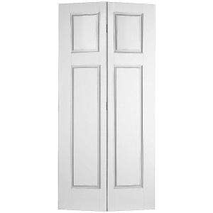 Masonite Glenview 36 In. X 80 In. White 3 Panel Interior Bi Fold Door 