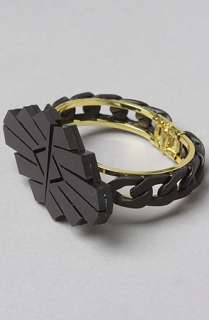Melody Ehsani The Forget ME Not Art Deco Cuff in Black : Karmaloop 