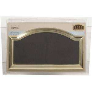   Group Brass Plated Rectangle Address Plaque 848900 