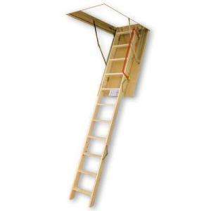 Fakro 22.5 In. X 47 In. X 8 Ft. 11 In. Insulated Wood Attic Ladder 300 