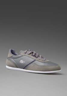 LACOSTE Wolcott Sneaker in Dark Grey/Purple  
