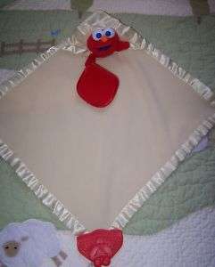 Sesame Beginnings Elmo Fleece Security Blanket Teether  