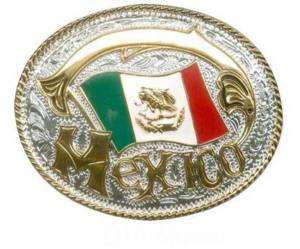 Country Flag Mexico Belt Buckle Wholesale  