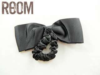 Lanvin X JP Miss Black Bow Hair Band Tie Wristband NEW  