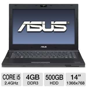 ASUS PRO B43S XH51 Laptop Computer   Intel Core i5 2520M 2.40GHz, 4GB 