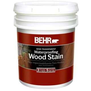    Gallon Semi Transparent Tint Base Deck, Fence and Siding Wood Stain
