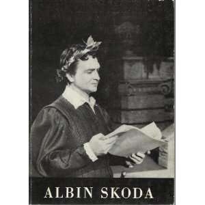 Albin Skoda Schauspieler   Sprecher   Sammler 1909   1961. Aus Anlaß 