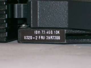 LOT OF 4 IBM 73GB U320 10K SCSI HARD DRIVES 26K5821  