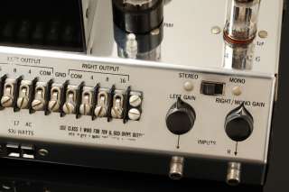 McIntosh MC 225 Vintage Hi Fidelity Stereo Tube Amplifier MC225 Amp 