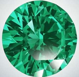   Emerald Green Swarovski / Signity Pure Brillinace Cut CZ   See Video