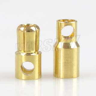 20X 6.0mm Gold Bullet Connector plug RC battery #745  