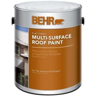   Gal. White Reflective Flat Finish Roof Paint 06501 