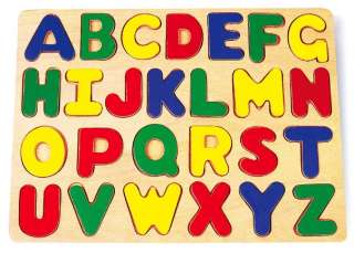 Kinder Setzpuzzle Zahlen ABC Puzzle Lernpuzzle Holz NEU  