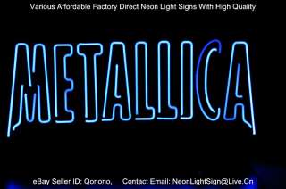 Metallica Band Load Promo PUB BEER BAR REAL TUBE NEON LIGHT SIGN 