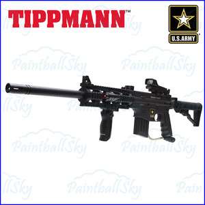   Tippmann Project Salvo Tactical Red Dot Paintball Gun laser 18 barrel