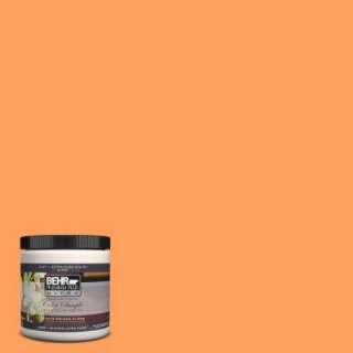 BEHR Ultra 8 oz. Orange Spice Interior/Exterior Paint Tester # 250B 5 