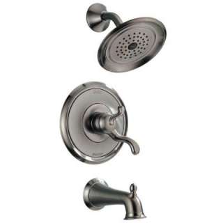 Delta Vessona 1 Handle 3 Spray Tub and Shower Faucet in Stainless 